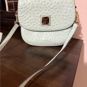 Dooney & Bourke Blue Saddle Crossbody Bag